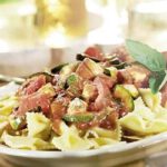 kip courgette gegrilde paprika